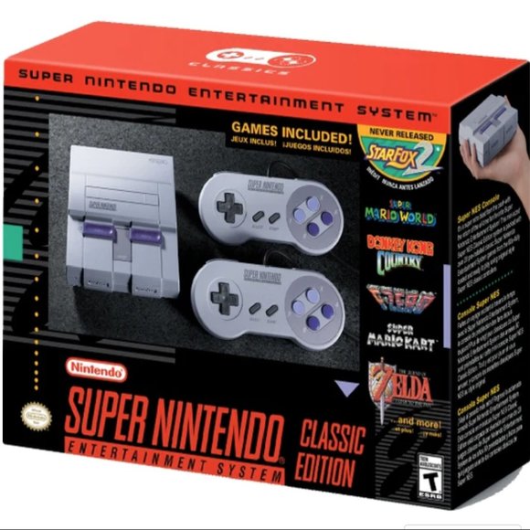 Super Nintendo Entertainment System SNES Classic Mini - NTSC Edition [Retro] - Picture 1 of 2